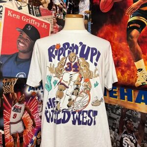 Vintage 90s NBA Phoenix Suns Charles Barkley T Shirt Screen Stars NBA Tee Sz XL